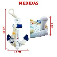 Enfeite Decorativo Ancora Termômetro Náutico Marítimo 18cm - 2