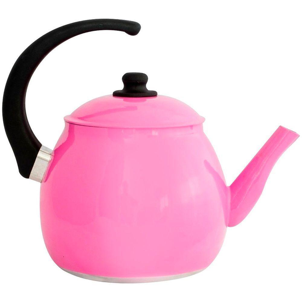 Kit Chaleira E Bule Gulê Alumínio 2 Peças Rosa - 2