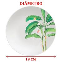 Jogo Pratos Sobremesa Lanche 8 Pessoas 8pçs Graziela 19cm - 2