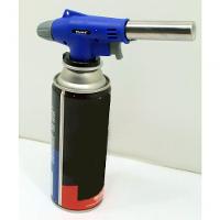 Kit Refil Gás De 400ml E Isqueiro Maçarico Culinário Azul - 5