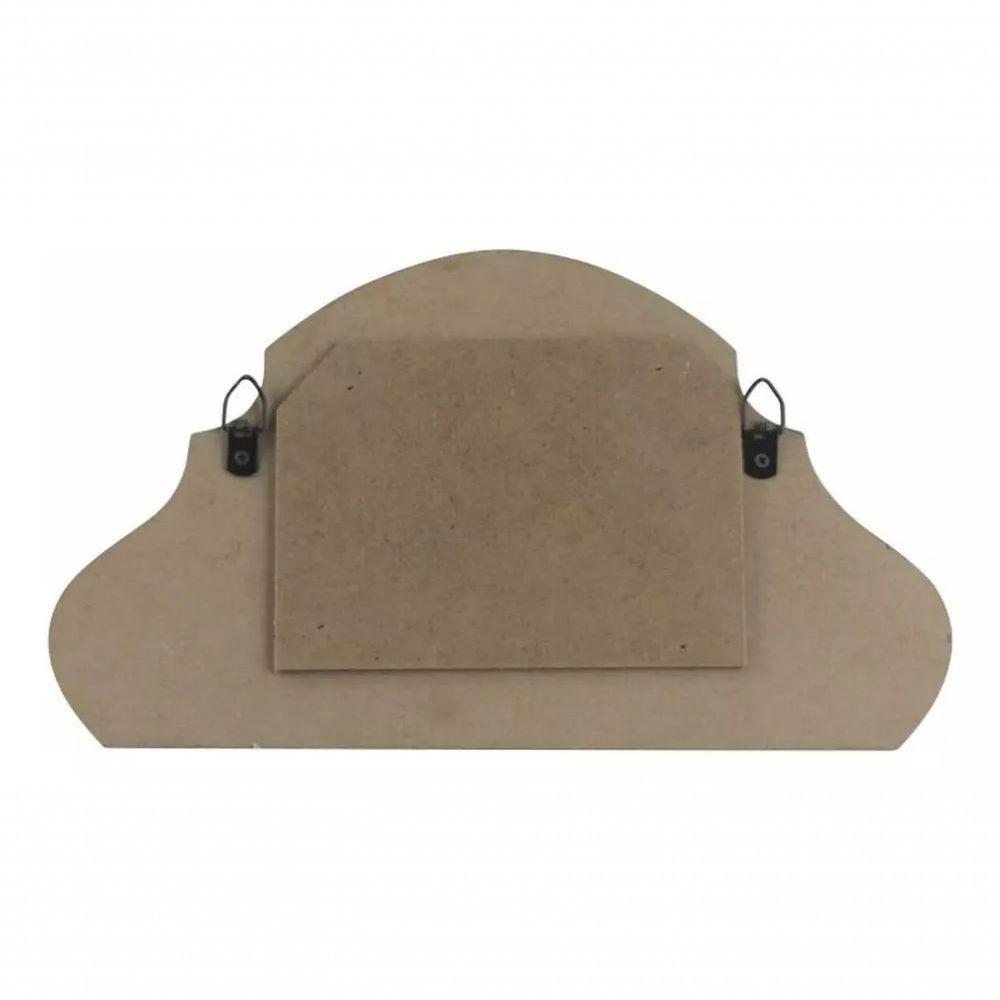 Porta Chave De Parede De Madeira Para Cozinha Com 6 Ganchos - 6