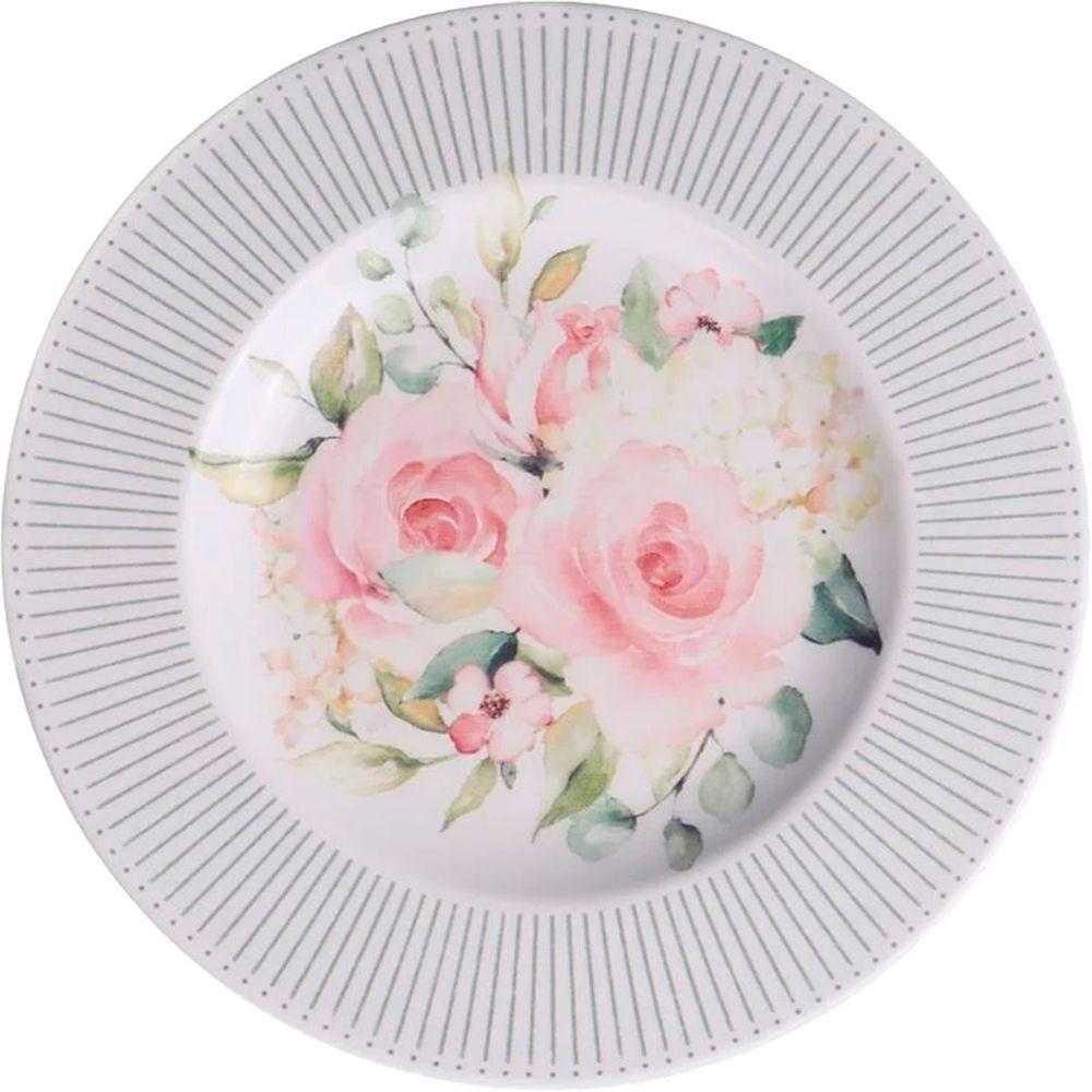 Jogo Pratos Sobremesa Lanche 10 Pessoas 10peças Ornatta 21cm - 4