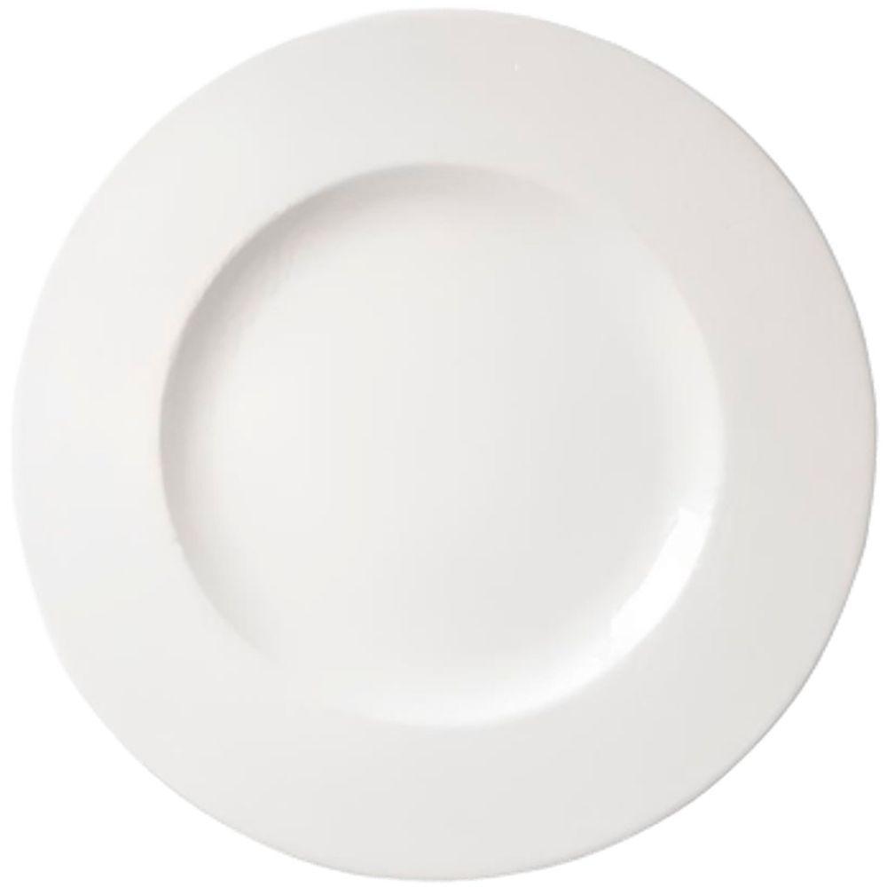 Jogo Pratos Sobremesa Lanche 6 Pessoas 6pçs Aba Larga 21cm - 3