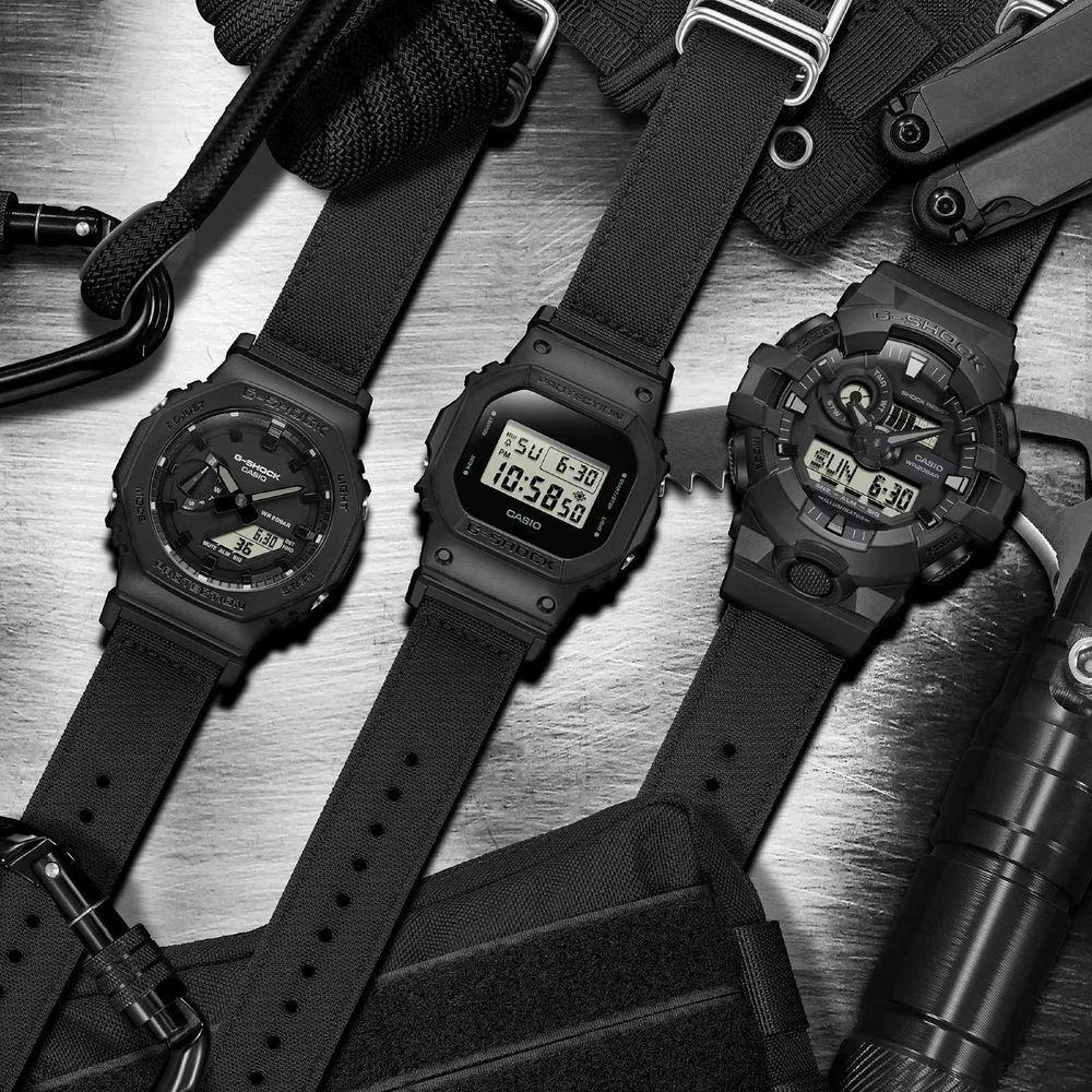 Relógio Casio G-shock Ga-700bce-1adr Pulseira Em Cordura - 3