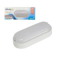 Luminária Arandela Branca Tartaruga Policarbonato Decoração Interna Externa 8w 6500k Bivolt - 3