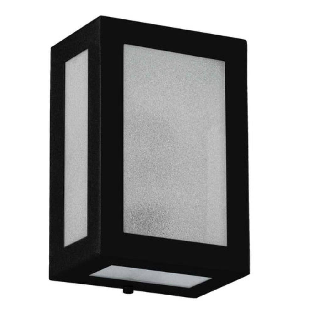 Luminária Arandela Preta Externa E Interna 5 Vidros 1xe27 Decoração Design Moderno Industrial - 4