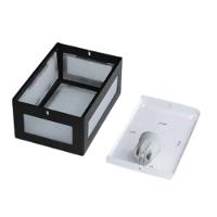 Luminária Arandela Preta Externa E Interna 5 Vidros 1xe27 Decoração Design Moderno Industrial - 5