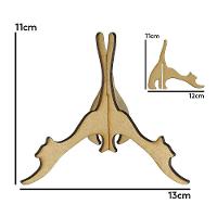 Kit 20 Suporte Gatinho Mdf Placa Azulejo Bordado 11cmx13cm - 5