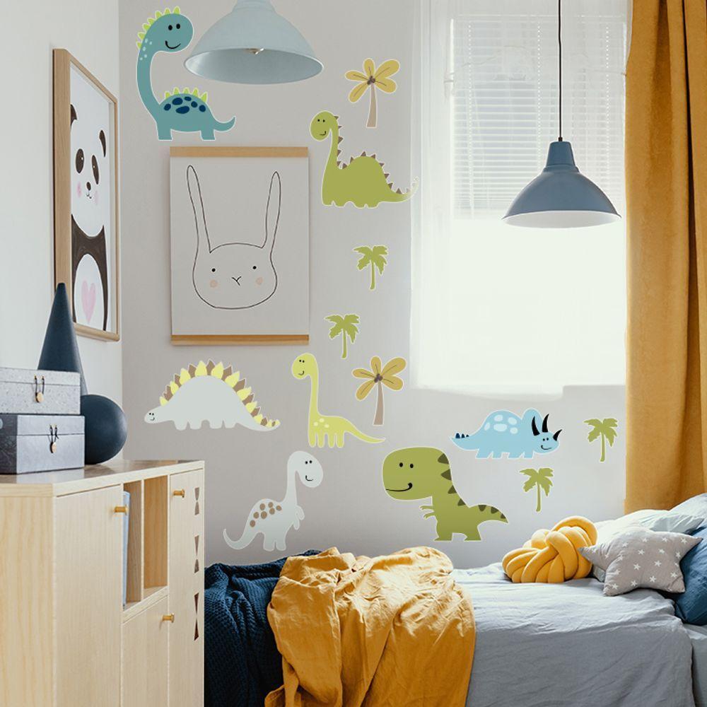 Adesivo De Parede Infantil Dino Jurássico Dinossauro - 6