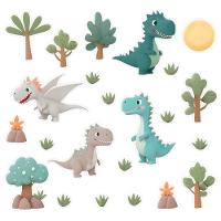 Adesivo De Parede Infantil Dinossauros Tiranossauro Dragão - 1