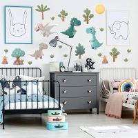 Adesivo De Parede Infantil Dinossauros Tiranossauro Dragão