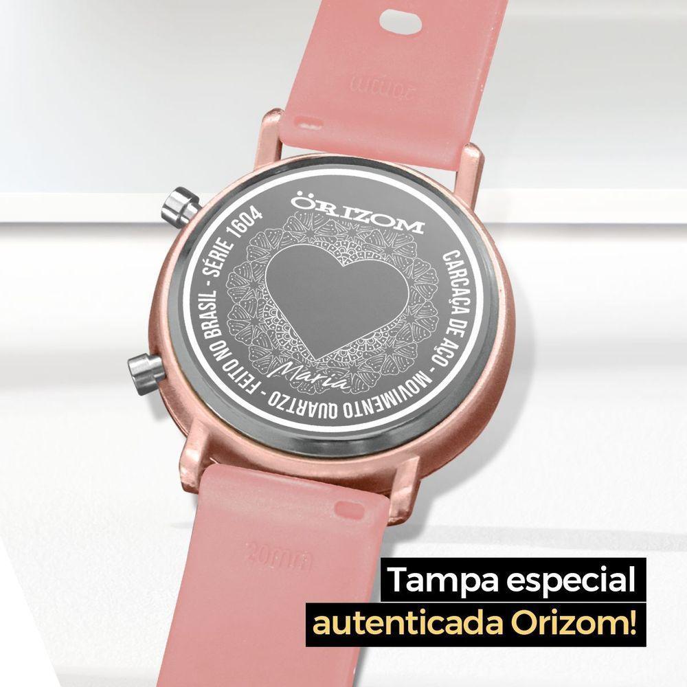 Relogio Digital Feminino Led Redondo Aço Inoxidavel Presente Casual Ajustavel Moda Silicone Original - 4