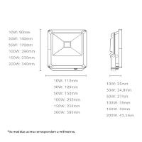 Refletor Led Elgin 150w 6500k Preto - 2