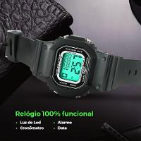 Relogio Digital Criança Infantil Silicone Menino + Caixa Adolescente Criança Silicone Ajustavel Data - 3