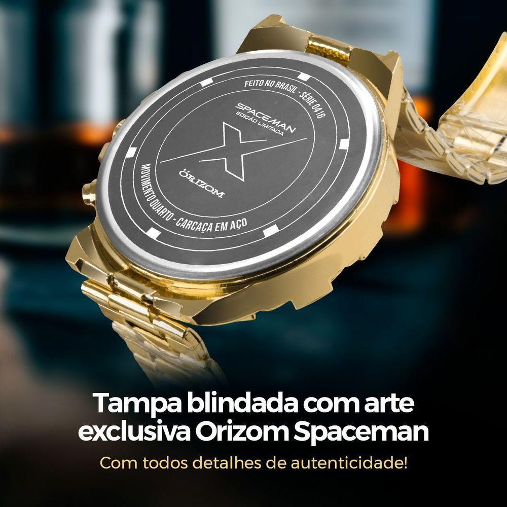 Relogio Masculino Aço Inox + Oculos Proteção Uv Inoxidável Qualidade Premium Social Presente Casual - 3