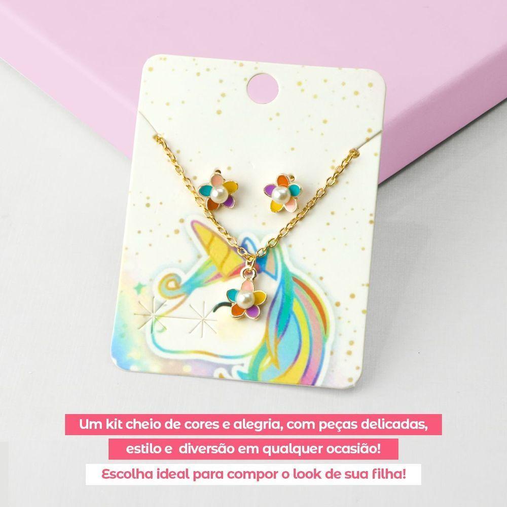 Relogio Infantil Digital + Oculos Sol Caixa Brinco Colar Rosa Caixa Led Qualidade Premium Presente - 8