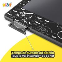 Lousa Magica Lcd + Oculos Sol + Caixa Prova Dagua Preto Batman Pulseira Ajustavel Qualidade Premium - 5