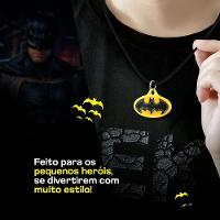 Relogio Digital Infantil Batman + Oculos Sol + Colar + Caixa Kids Ajustavel Original Led Criança - 5