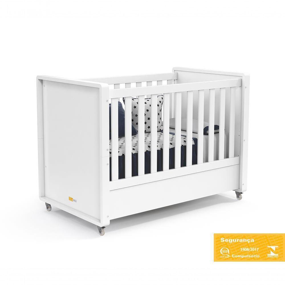 Berço Americano E Cômoda Tutto New Branco Com Colchão Gazin - Matic - 6