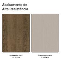 Armário De Cozinha Compacta 235cm Rustic/crema Gourmet Madesa Xb03 Rustic/crema - 7