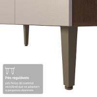 Armário De Cozinha Compacta 235cm Rustic/crema Gourmet Madesa Xb03 Rustic/crema - 8