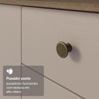 Armário De Cozinha Compacta 235cm Rustic/crema Gourmet Madesa Xc03 Rustic/crema - 8