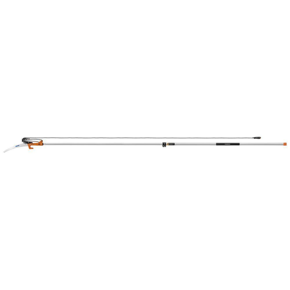 Podador De Galhos Com Serrote Profissional 13 Polegada - 330 Mm Tramontina Com Cabo Metálico Extensível Até 3 M - 10