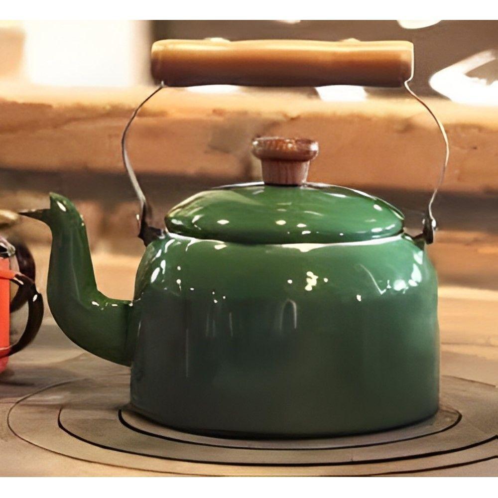 Chaleira Tradicional Esmaltada Verde 1,8 L Ewel - 2