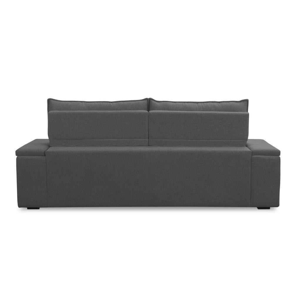 Estofado Ferguile Pavia 2,05 Retrátil E Reclinável Grafite - 2