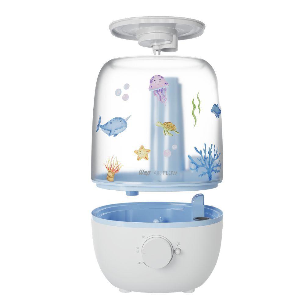 Umidificador Wap Air Flow 2.3 Litros Com Luminária Branco Com Azul Bivolt - 5