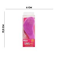 Escova De Cabelo Desembaraçar Stick Me Com Adesivos Ricca rosa-roxo