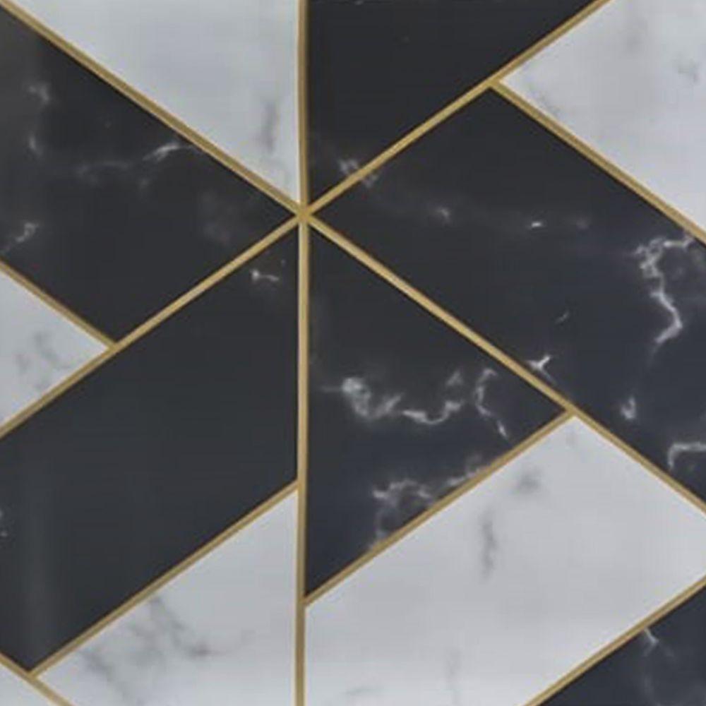 Passadeira Em Manta Vinilico Similar Laminado Por Metro Geometric - 2