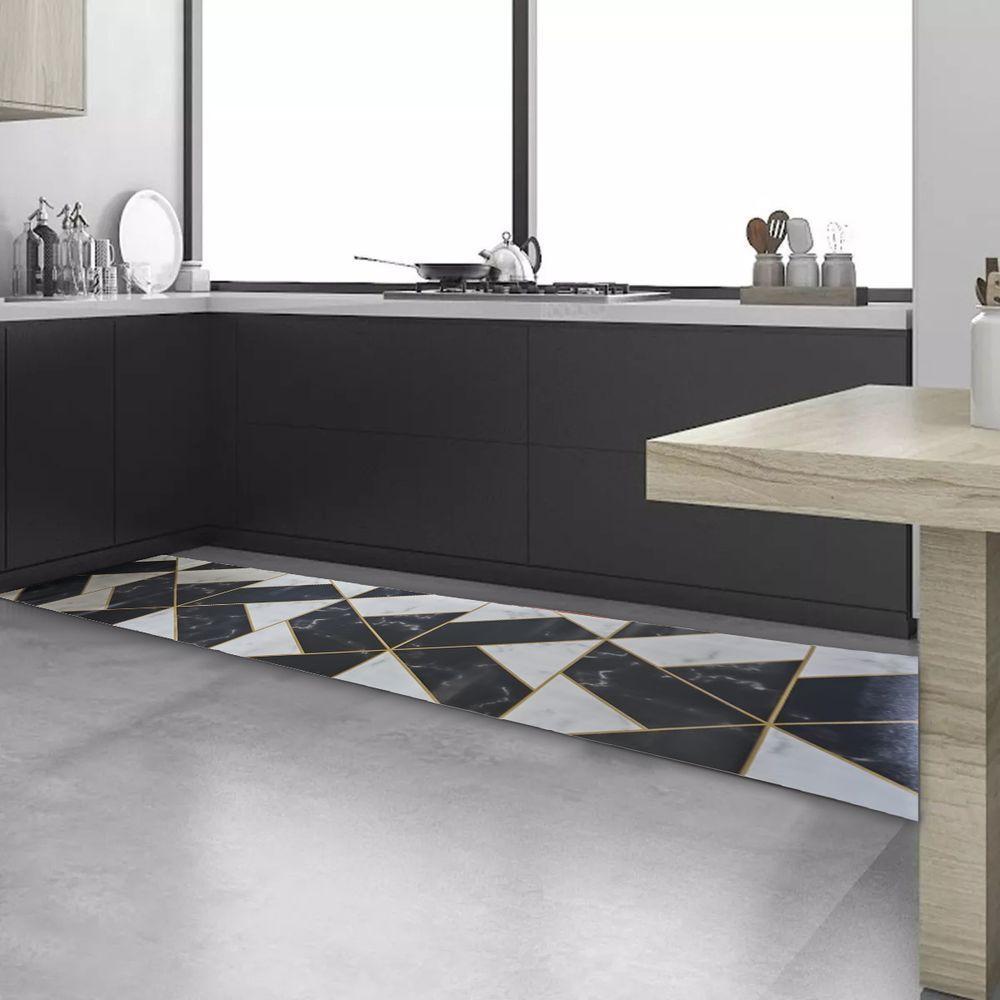 Passadeira Em Manta Vinilico Similar Laminado Por Metro Geometric - 5