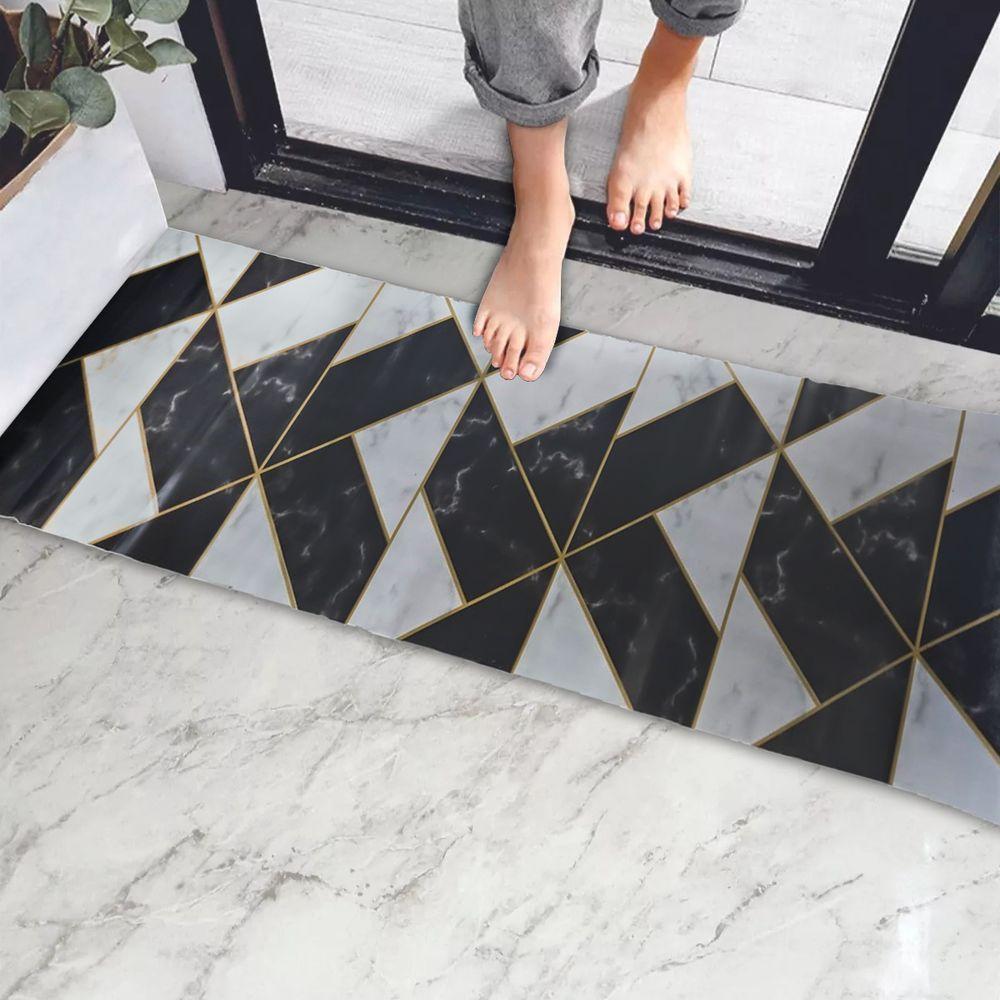 Passadeira Em Manta Vinilico Similar Laminado Por Metro Geometric - 7