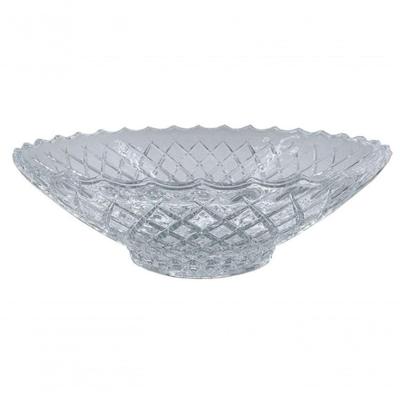 Tigela Centro De Mesa 29cm Vidro Fruteira Vaso