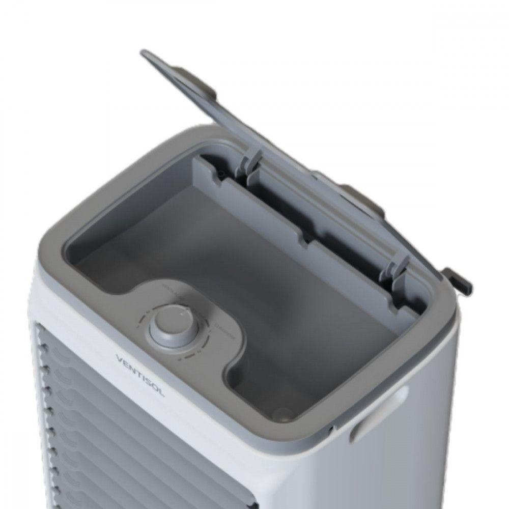Climatizador De Ar Frio Portátil 16 Litros CLIN16Ventisol Branco Com Cinza 127V - 8