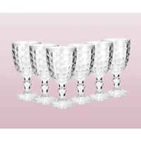 Jogo De Taças Brilhante Vidro 6 Peças Cristal 350ml - 2