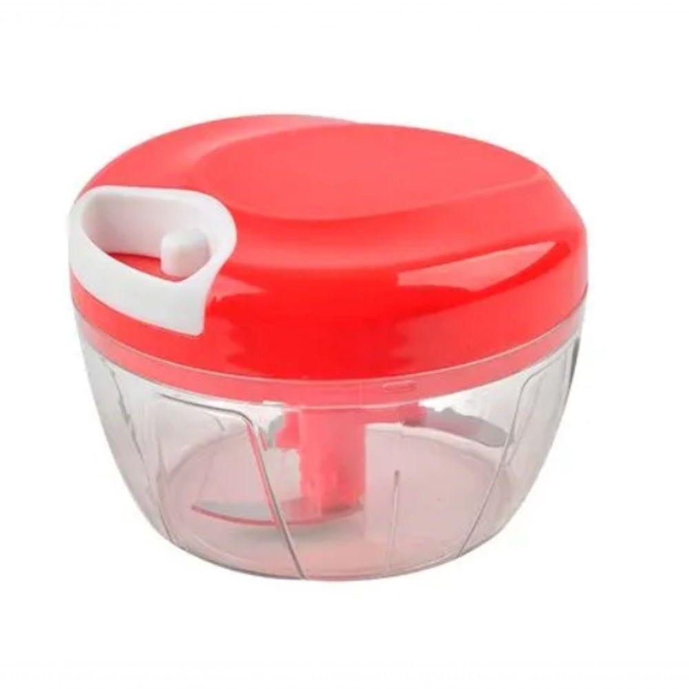 Triturador Manual De Alimentos 500ml vermelho - 1