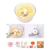 Triturador Manual De Alimentos 500ml vermelho - 2