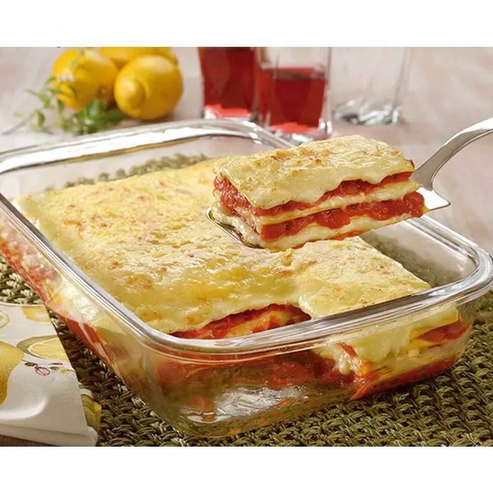 Assadeira Lasanheira Vdr Marinex Ret 5 Litros Vidro Temperado - 2