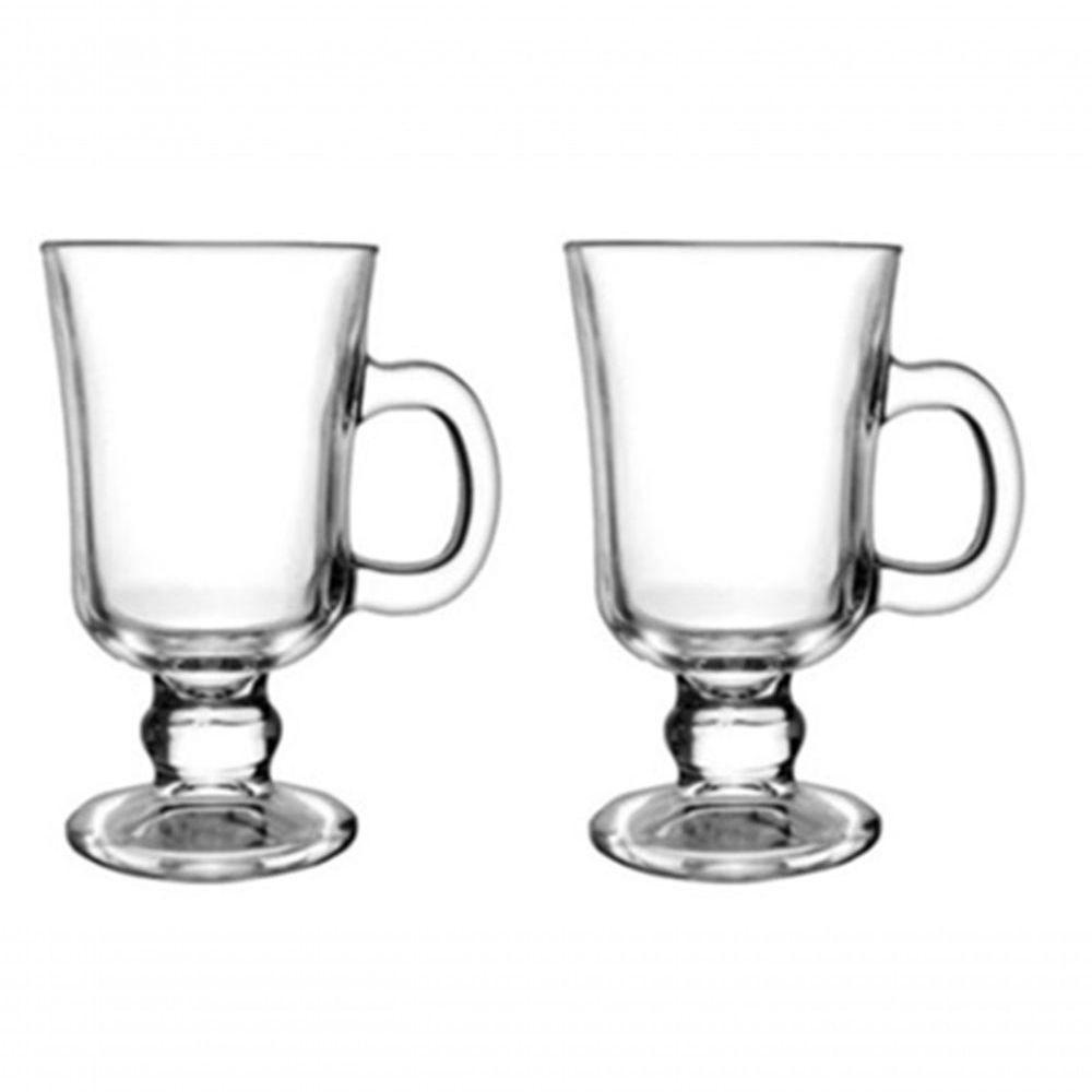 Kit Caneca Vidro Café Nespresso Dolce Gusto 220ml - 1