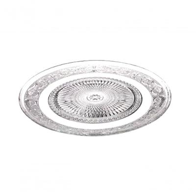 Prato Bolo Vidro Cristal 32.5 Cm