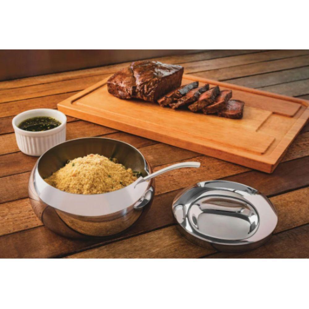 Kit Para Farinha E Açucar Tramontina Service Em Aço Inox 14 Cm 2 Peças - 5