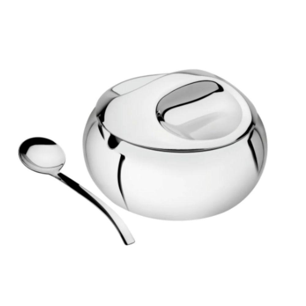 Kit Para Farinha, Açúcar Porta Guardanapo E Paliteiro Tramontina Service Em Aço Inox 14 Cm 2 Peças - 3