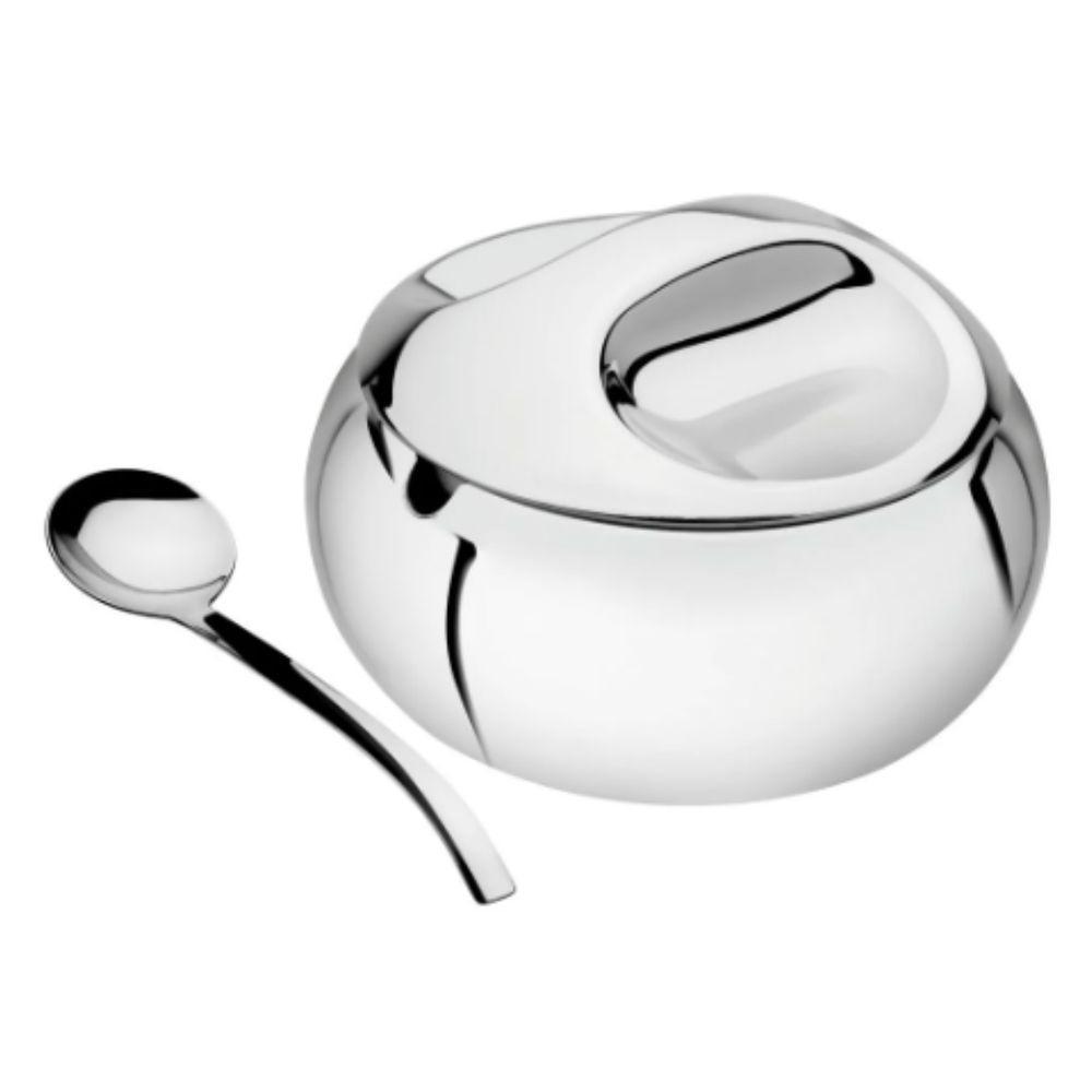 Kit Para Farinha, Açúcar Porta Guardanapo E Paliteiro Tramontina Service Em Aço Inox 14 Cm 2 Peças - 5