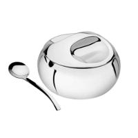 Kit Para Farinha, Açúcar Porta Guardanapo E Paliteiro Tramontina Service Em Aço Inox 14 Cm 2 Peças - 3