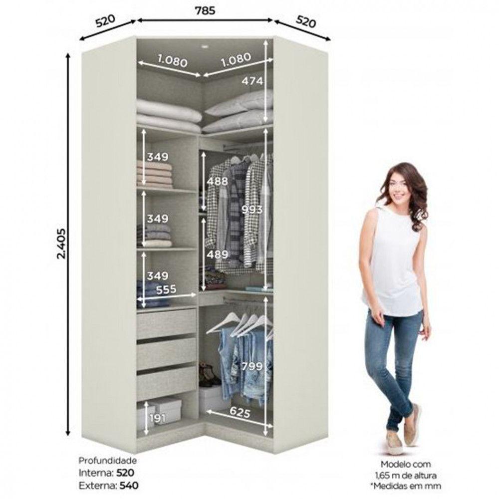 Quarto Modulado Completo Henn Seletto 5 Peças Areia - 7