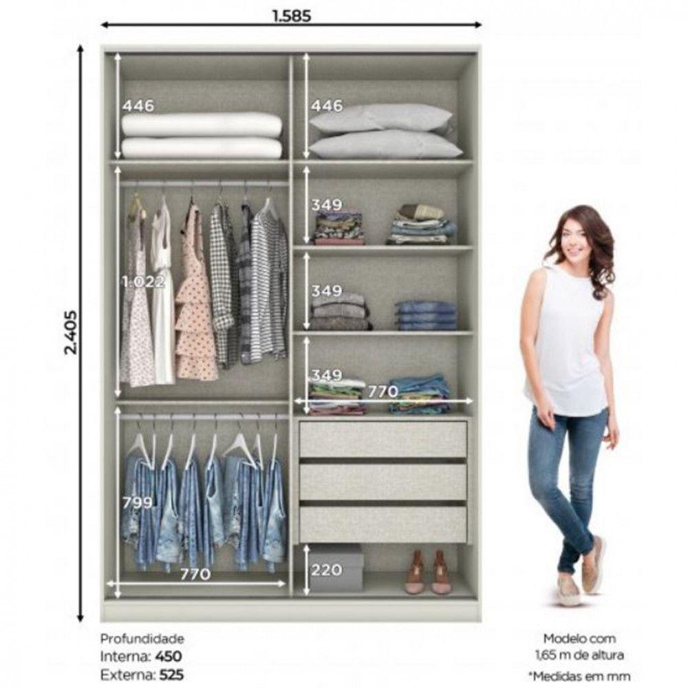 Quarto Modulado Completo Henn Seletto 5 Peças Areia - 8