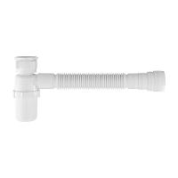 Sifão Sanfonado Extensível Astra Ssuc Com Copo 49cm Branco Universal - 1