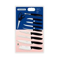 Jogo De Facas Tramontina Plenus 10 Peças Em Aço Inox Preto - 1